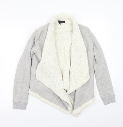 Womens UK Size S Derek Heart Grey Jacket