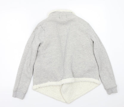 Womens UK Size S Derek Heart Grey Jacket
