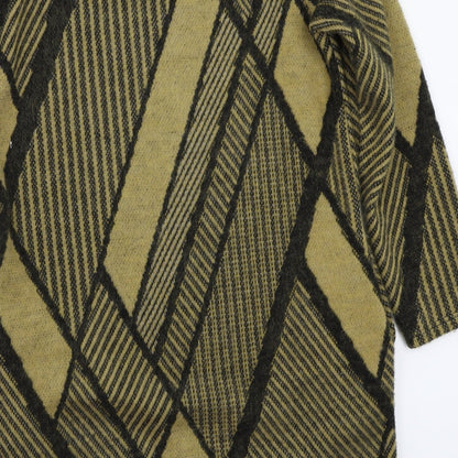 Preworn Womens Beige Geometric  A-Line  Size S
