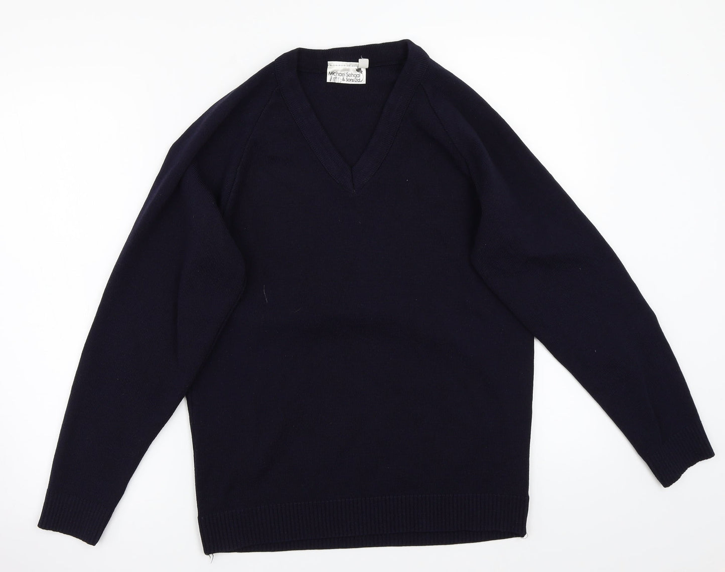 Michael Sehgal Womens Blue   Pullover Jumper Size 10