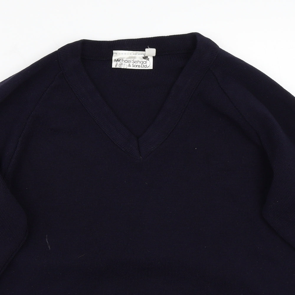 Michael Sehgal Womens Blue   Pullover Jumper Size 10