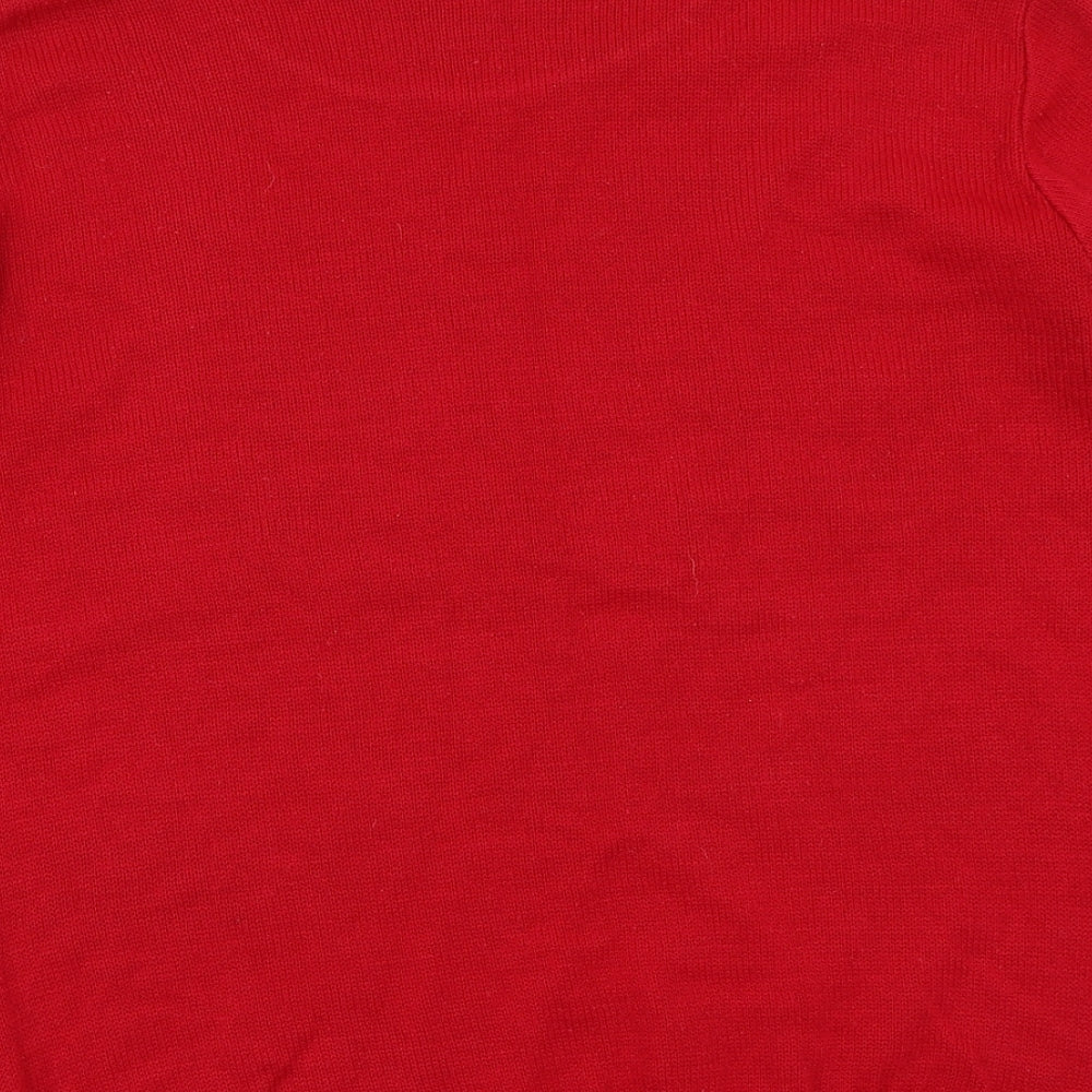 Select Womens Red   Pullover Jumper Size S  - christmas