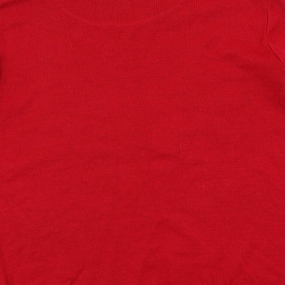Select Womens Red   Pullover Jumper Size S  - christmas