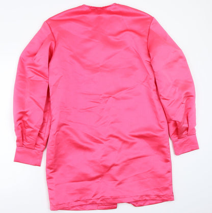 Womens UK Size 10 PRETTYLITTLETHING Pink Jacket