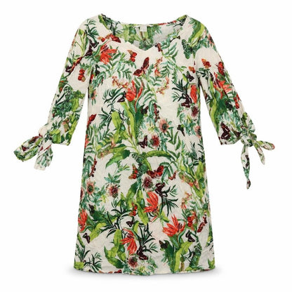 H&M Womens White Floral  Mini  Size 10