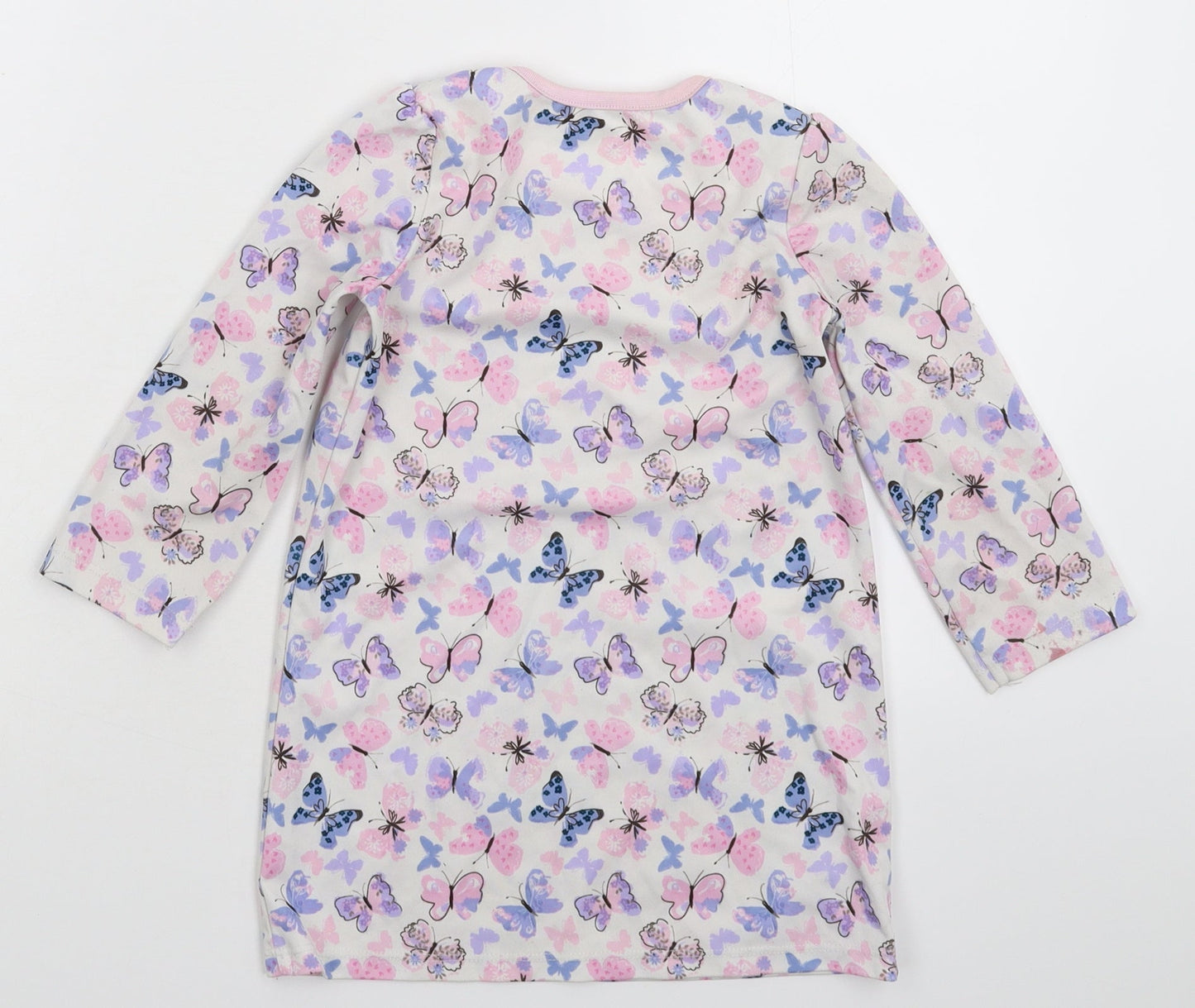 George Girls White   T-Shirt Dress  Size 2-3 Years