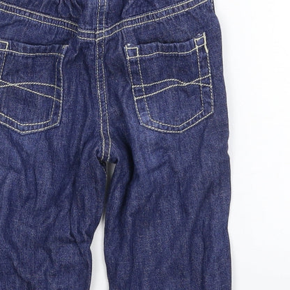 F&F Girls Blue   Jogger Jeans Size 6-9 Months