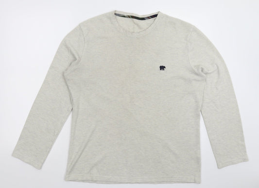 F&F Mens Grey   Pullover Jumper Size L