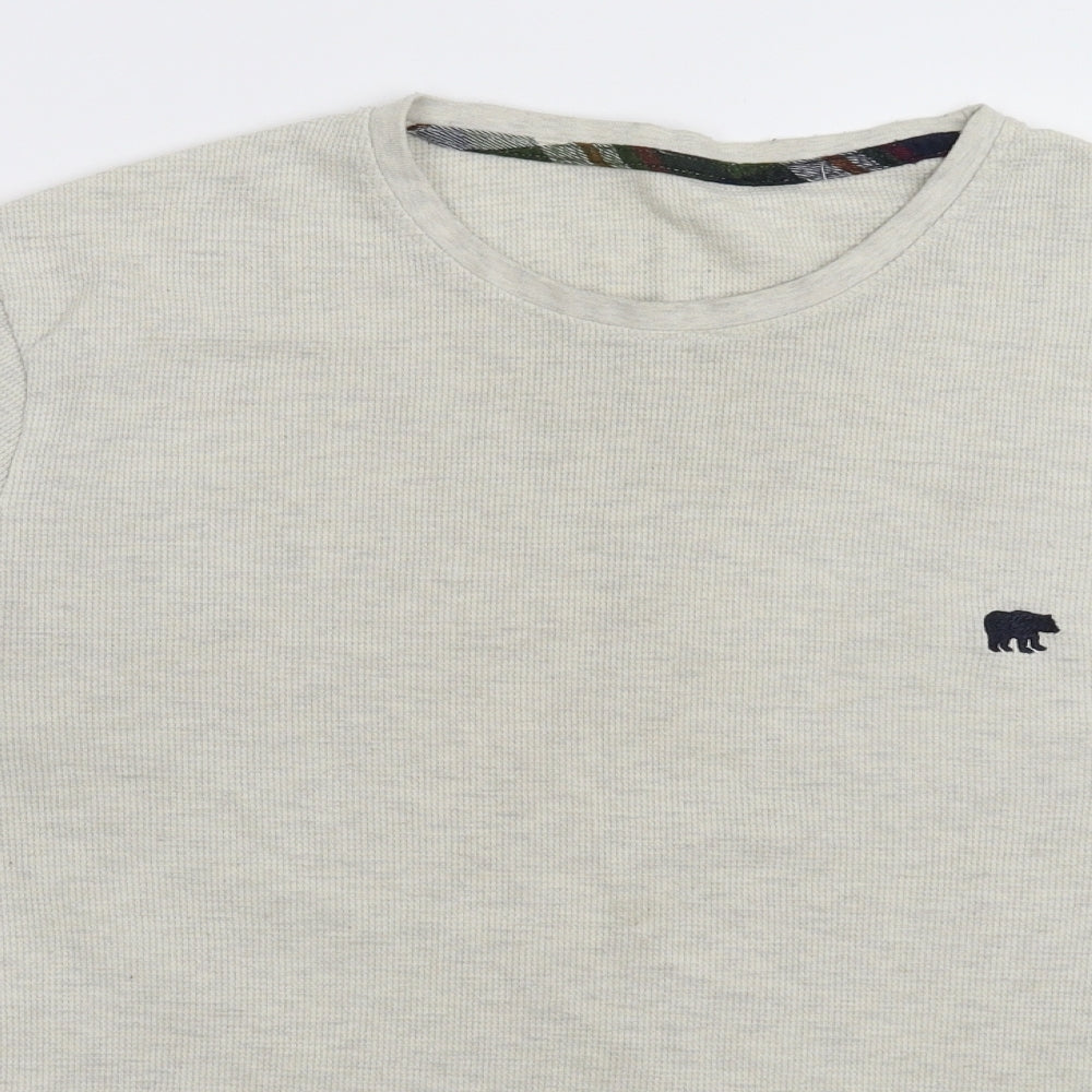 F&F Mens Grey   Pullover Jumper Size L