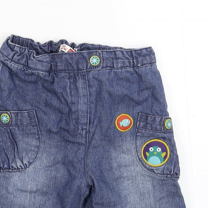 DP... am Baby Blue  Denim Capri Jeans Size 12 Months