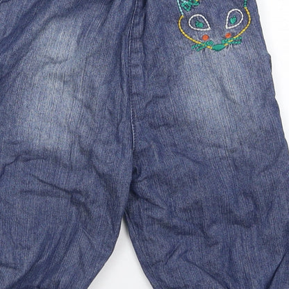 DP... am Baby Blue  Denim Capri Jeans Size 12 Months