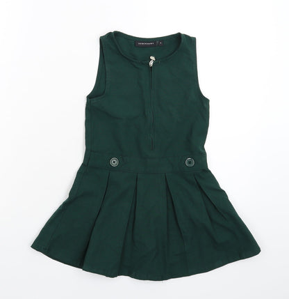 Debenhams Girls Green   Fit & Flare  Size 4 Years