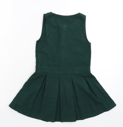 Debenhams Girls Green   Fit & Flare  Size 4 Years