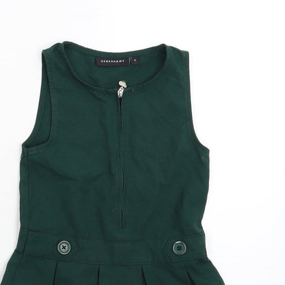 Debenhams Girls Green   Fit & Flare  Size 4 Years
