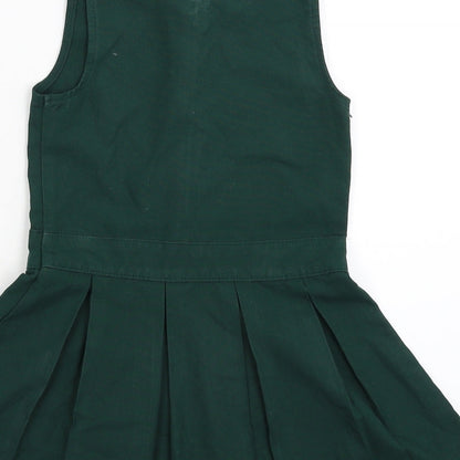 Debenhams Girls Green   Fit & Flare  Size 4 Years