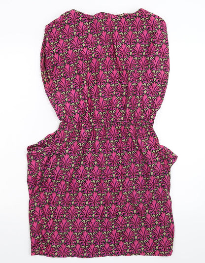 Pink Boutique Womens Pink Floral  Fit & Flare  Size 10