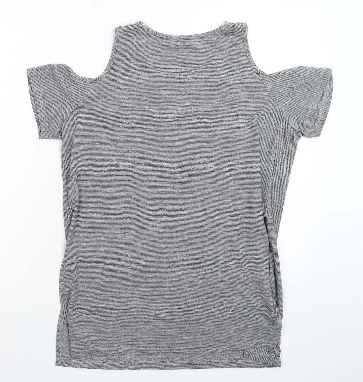 Womens UK Size 12 Atmosphere Grey Basic T-Shirt