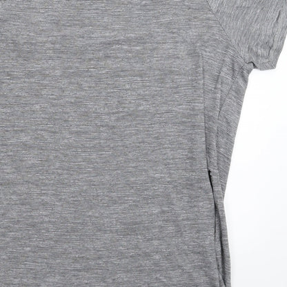 Womens UK Size 12 Atmosphere Grey Basic T-Shirt