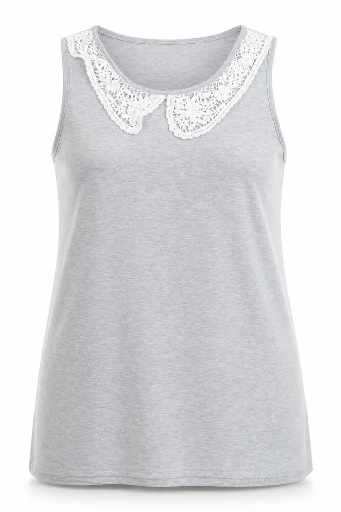 Womens UK Size 14 B.You Grey Tunic Tank