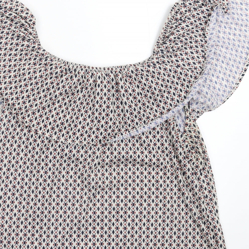 Womens UK Size S H&M Multicoloured Basic T-Shirt