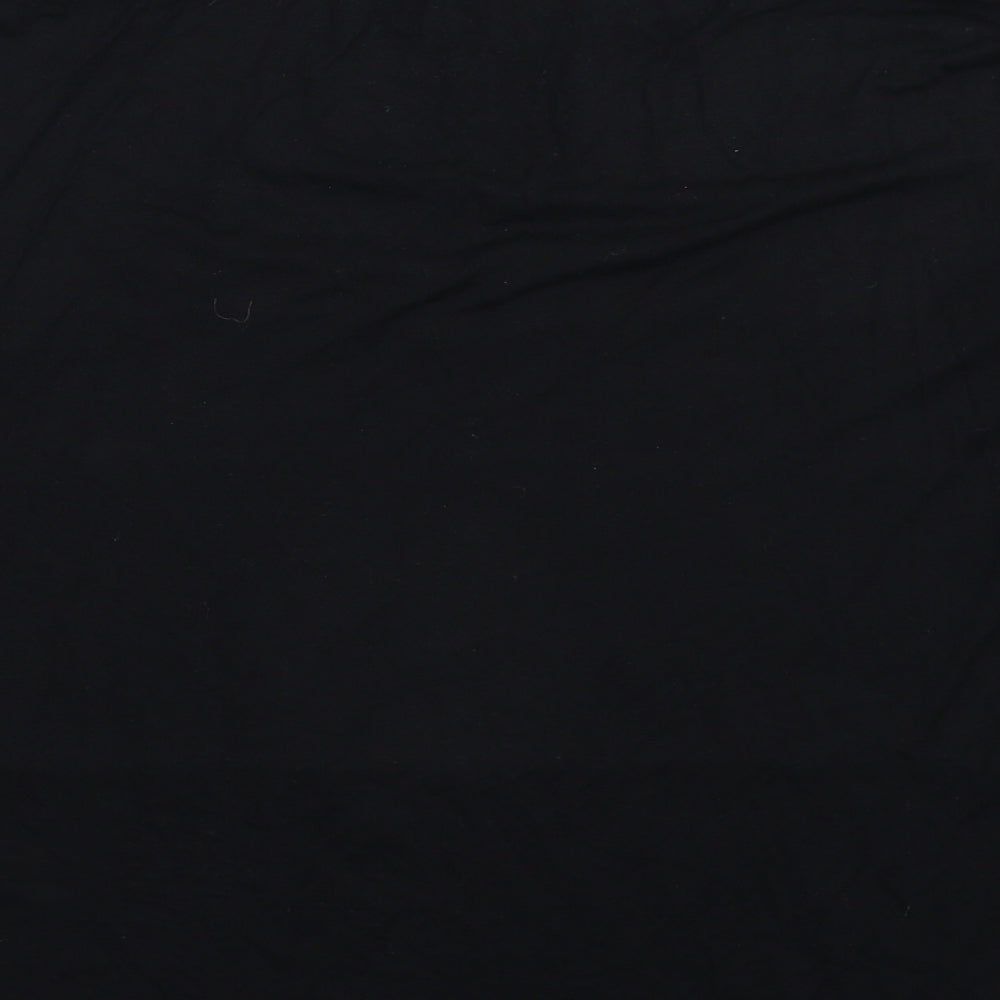 Womens UK Size 8 Select Black Basic T-Shirt