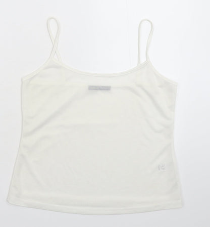 George Womens White   Basic Tank Size 12