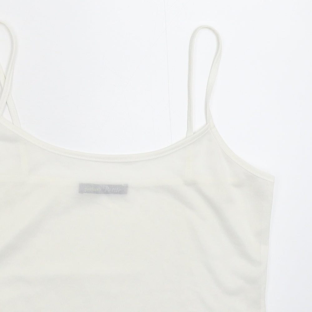 George Womens White   Basic Tank Size 12