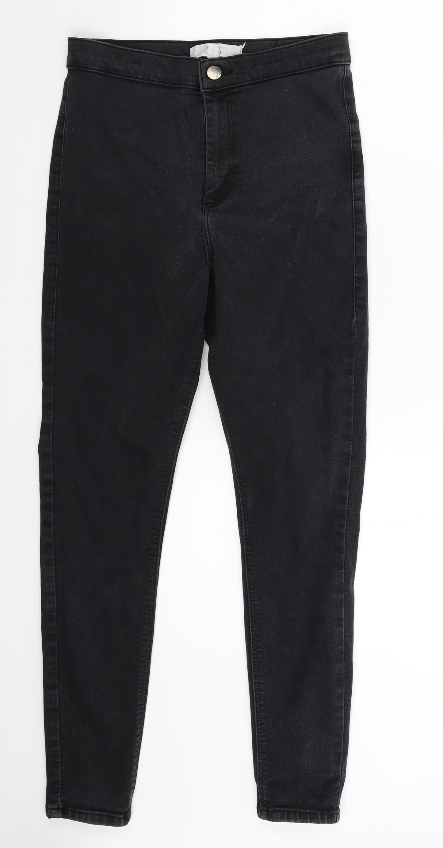 Topshop Womens Black  Denim Jegging Jeans Size 28 in L26 in