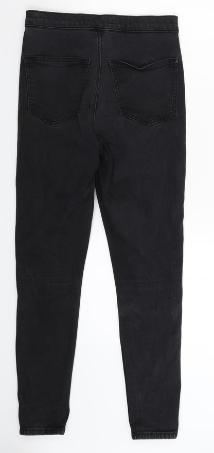 Topshop Womens Black  Denim Jegging Jeans Size 28 in L26 in