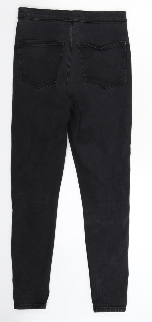 Topshop Womens Black  Denim Jegging Jeans Size 28 in L26 in