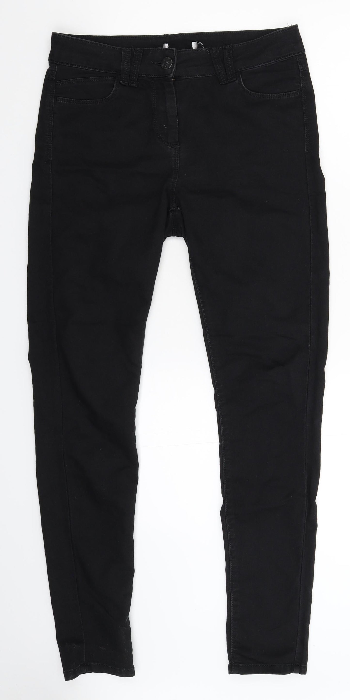 Womens UK Size 31 in Preworn Extra-Slim Fit Skinny Black Jeans