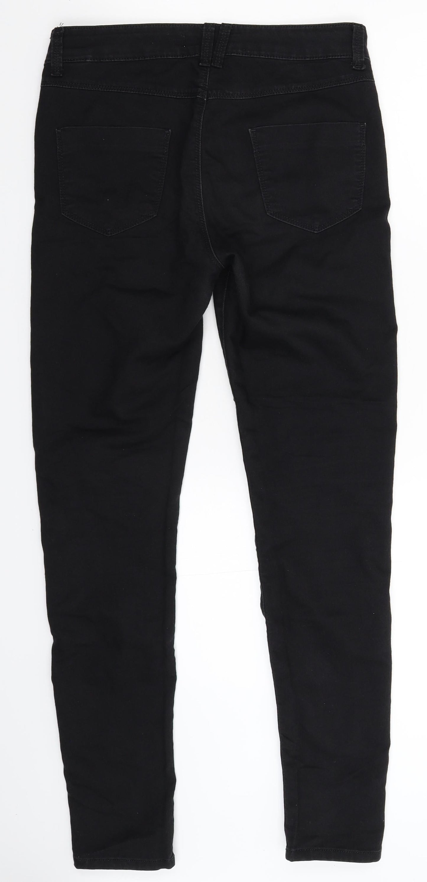 Womens UK Size 31 in Preworn Extra-Slim Fit Skinny Black Jeans