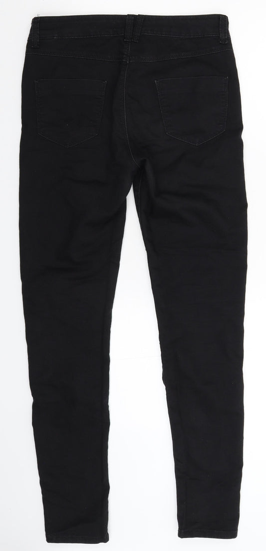 Womens UK Size 31 in Preworn Extra-Slim Fit Skinny Black Jeans