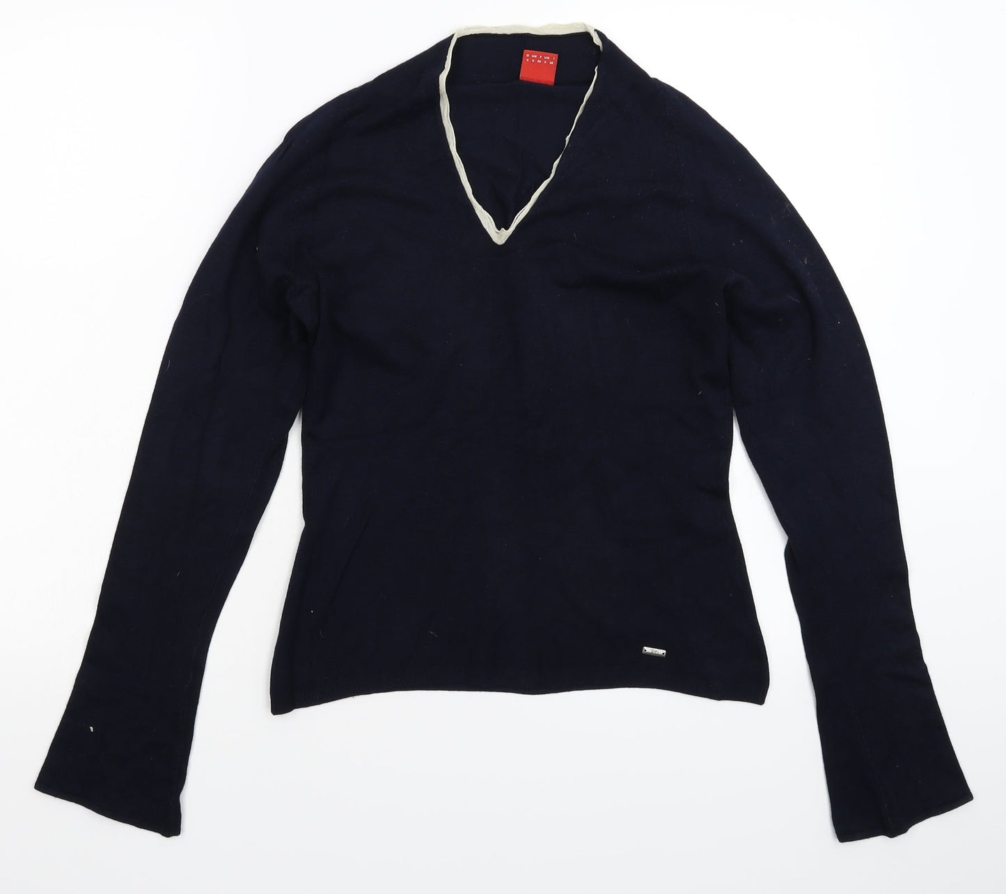 Tiffi Womens Blue  Knit Pullover Jumper Size S