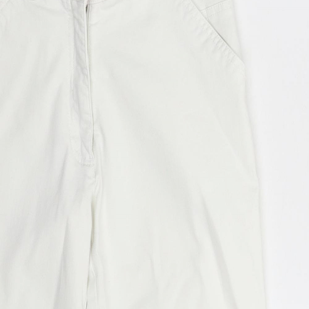 Crew Womens White   Cropped Trousers Size 26 in L20 in