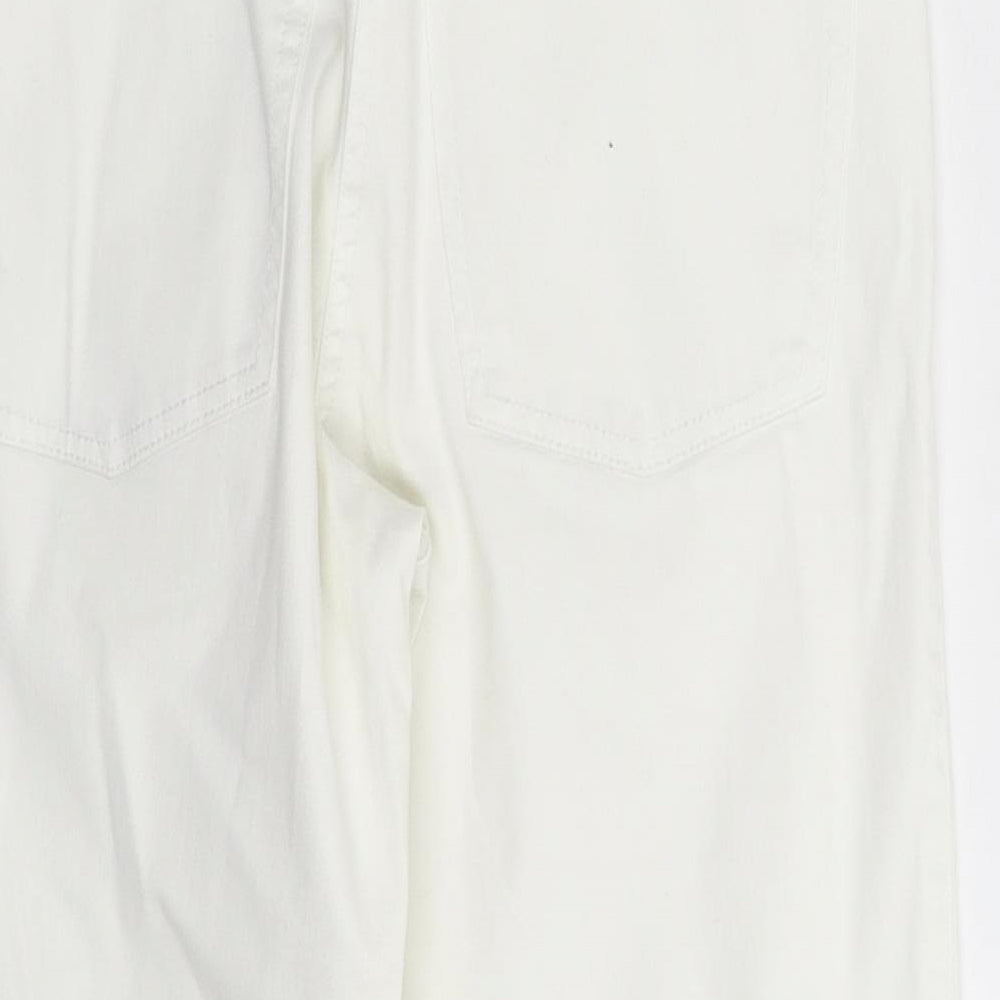 Crew Womens White   Cropped Trousers Size 26 in L20 in