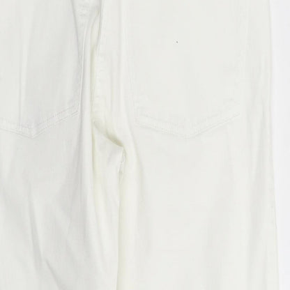 Crew Womens White   Cropped Trousers Size 26 in L20 in