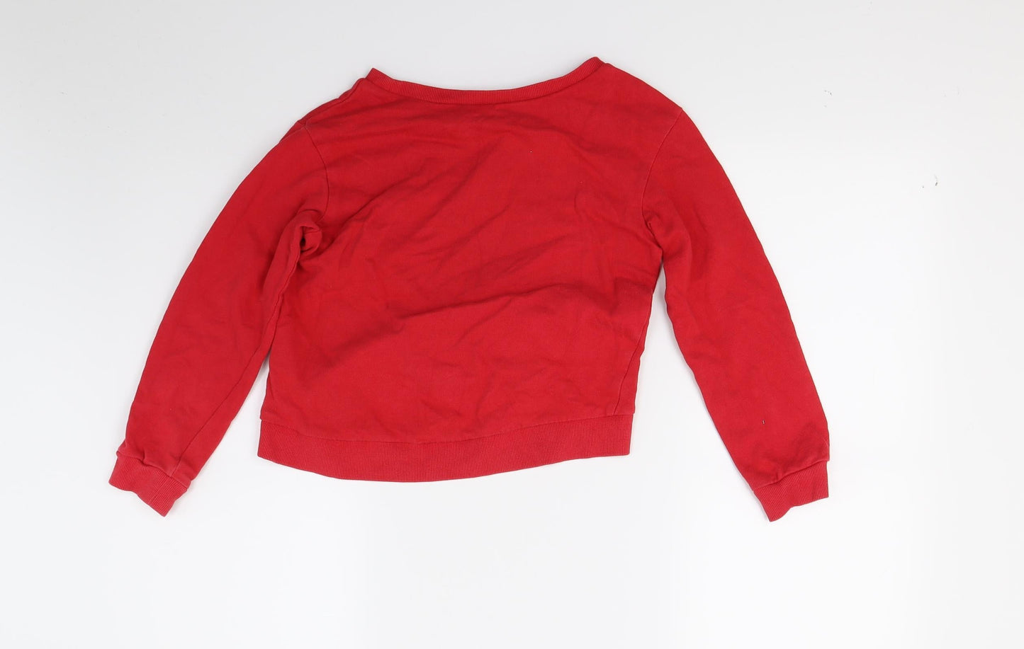 H&M Girls Red   Pullover Sweatshirt Size 9-10 Years  - love