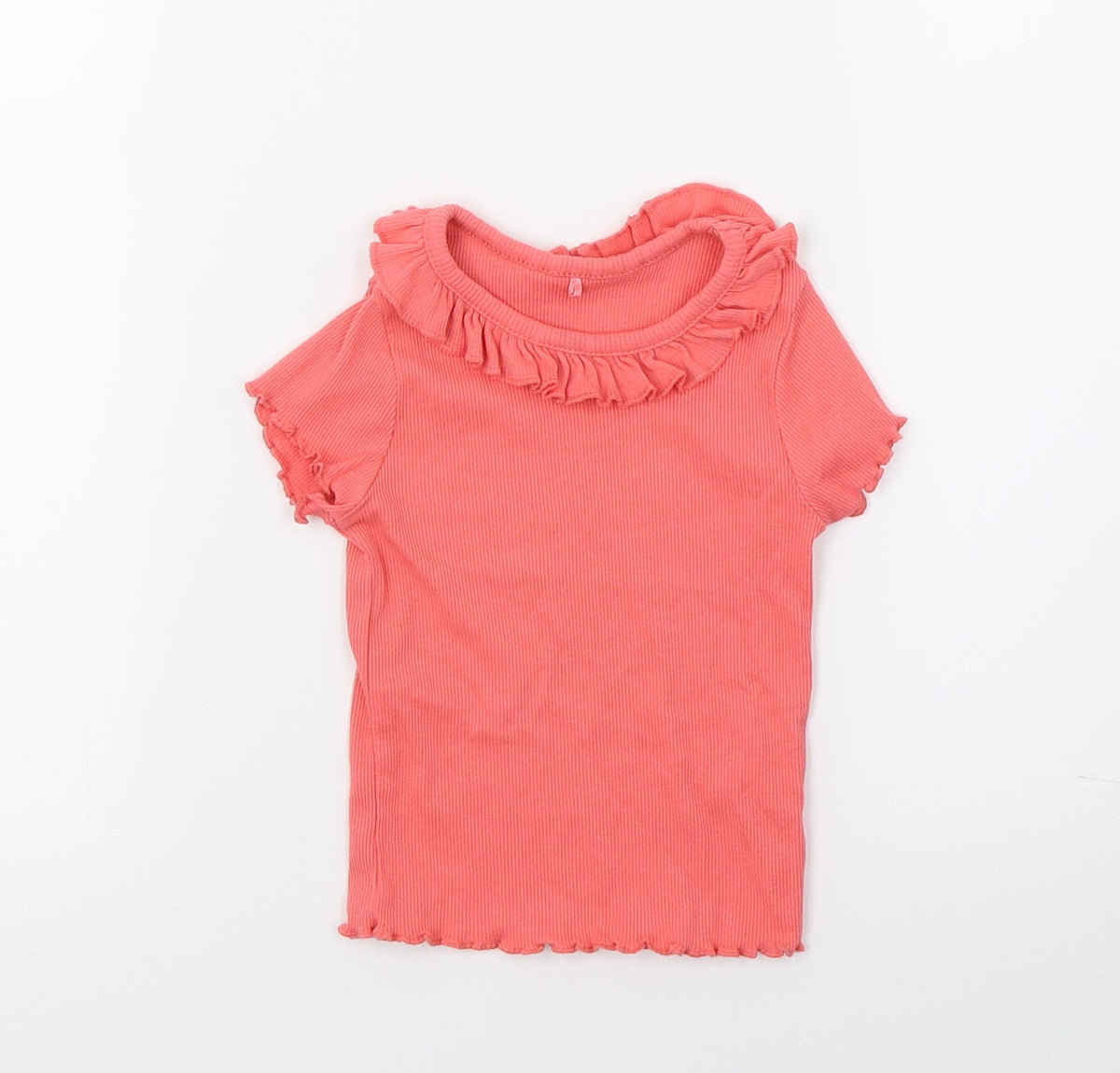 Additional front view of George girls’ red basic t-shirt, size 2, years
