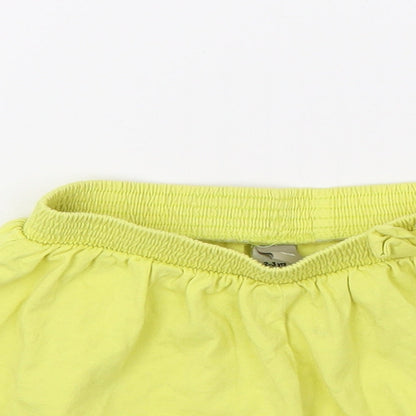 TU Girls Yellow  Jersey Cut-Off Shorts Size 2-3 Years
