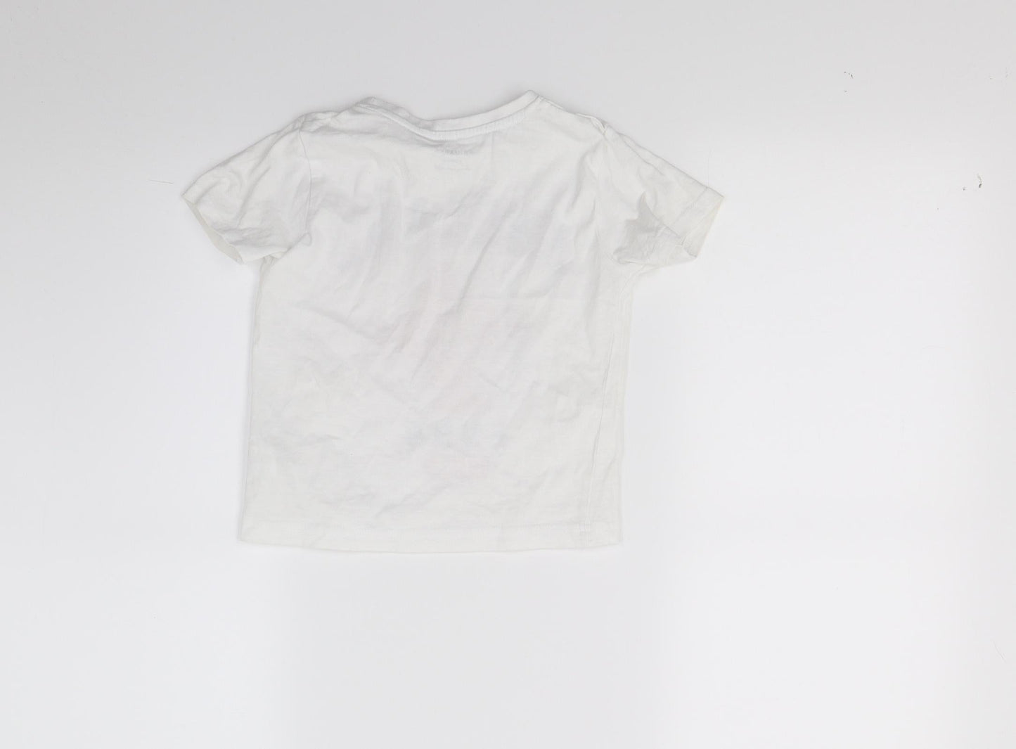 Primark Boys White  Jersey Basic T-Shirt Size 2-3 Years  - England Football