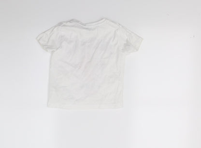 Primark Boys White  Jersey Basic T-Shirt Size 2-3 Years  - England Football