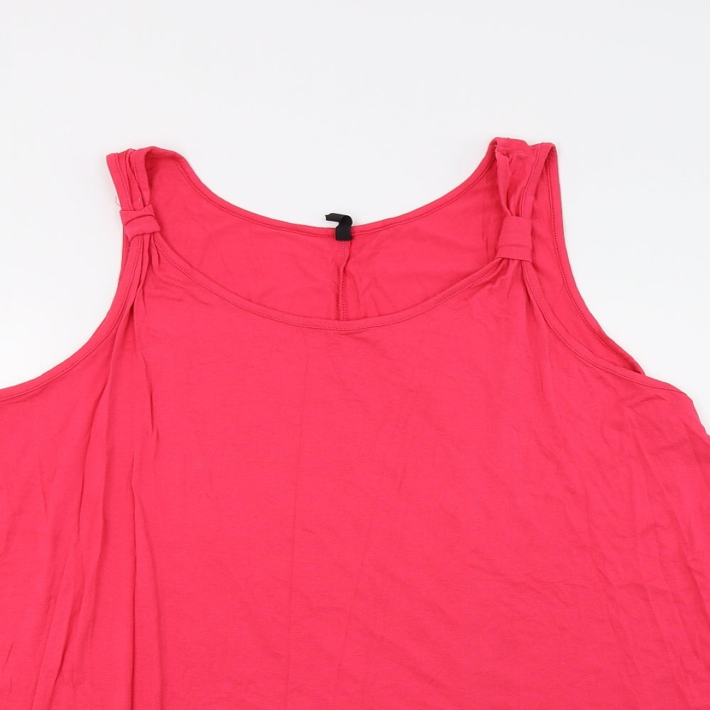 New Look Womens Red   Basic Tank Size 22