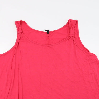 New Look Womens Red   Basic Tank Size 22