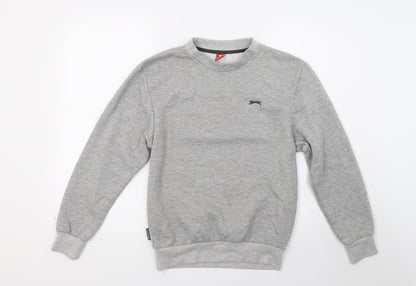 Slazenger Boys Grey   Pullover Sweatshirt Size 12 Years
