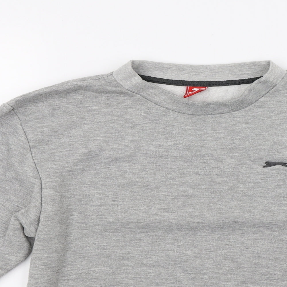 Slazenger Boys Grey   Pullover Sweatshirt Size 12 Years