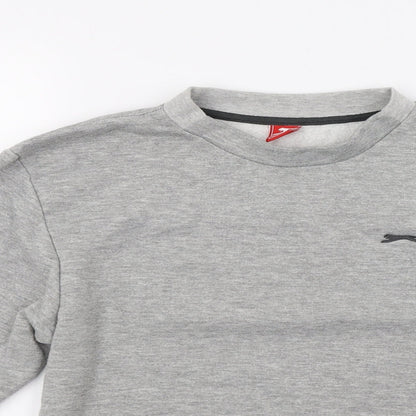 Slazenger Boys Grey   Pullover Sweatshirt Size 12 Years