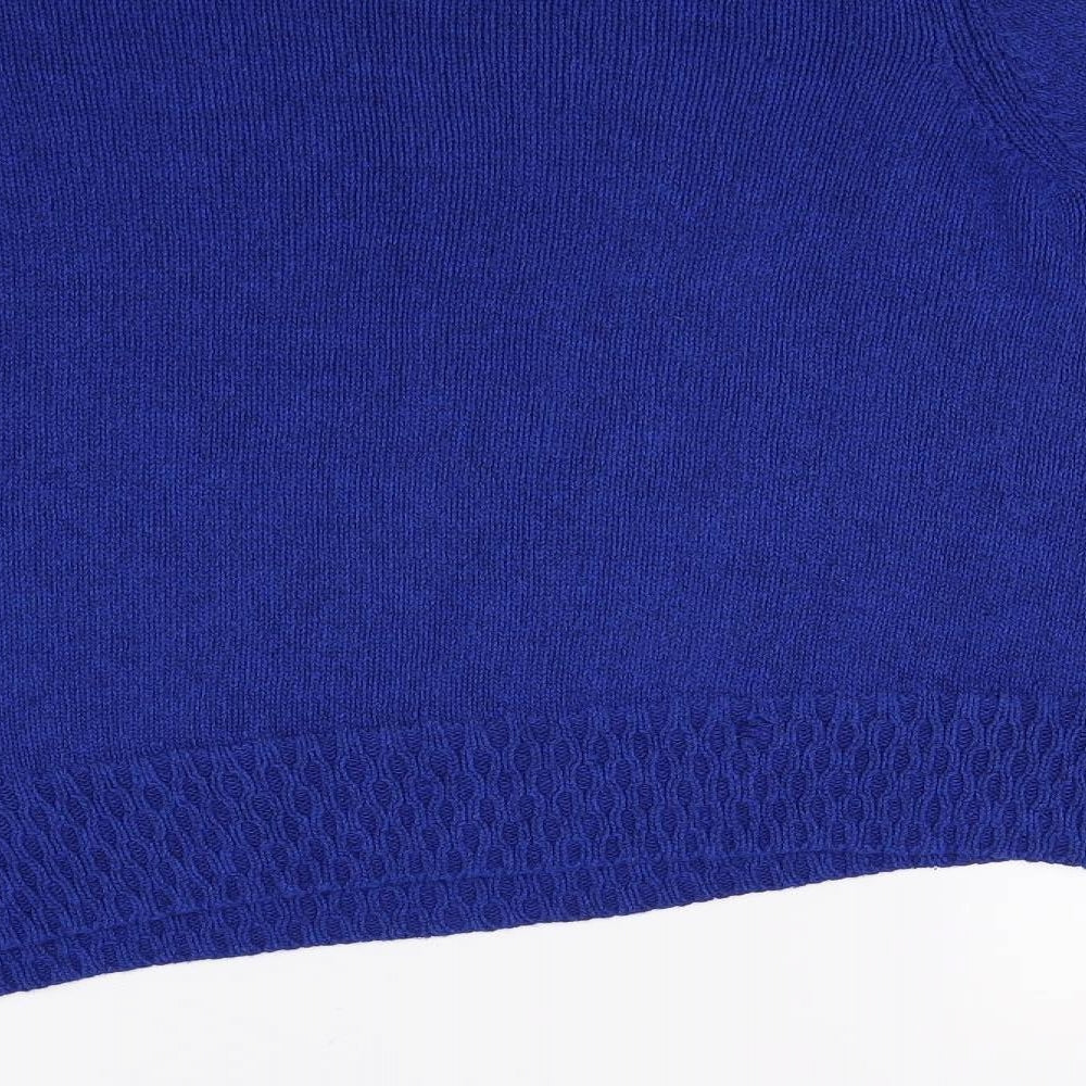 Peruna Womens Blue  Knit Pullover Jumper Size 14  - Made in Italy