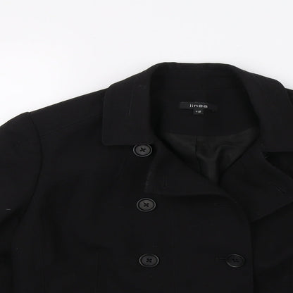 Linea Womens Black   Jacket Blazer Size 12