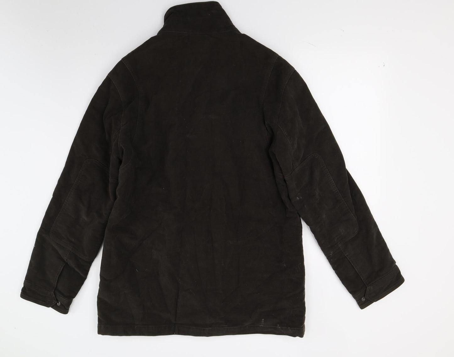 Mens UK Size L Preworn Brown Overcoat